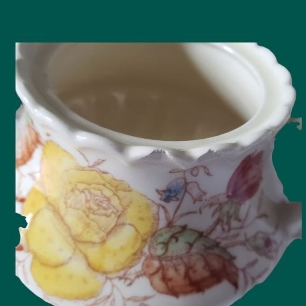 Vernon Rose creamer & sugar set - Picture 7 of 9